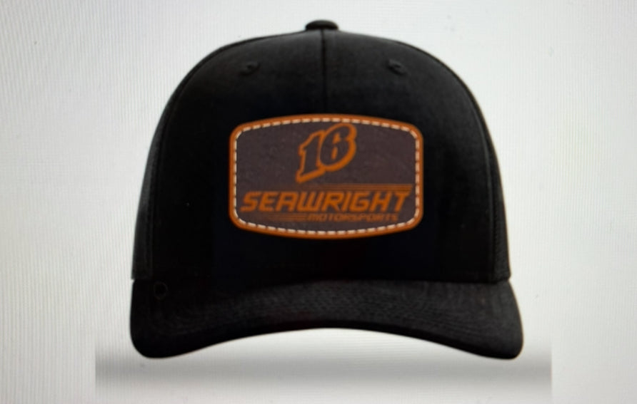 Seawright 16 leather patch hat