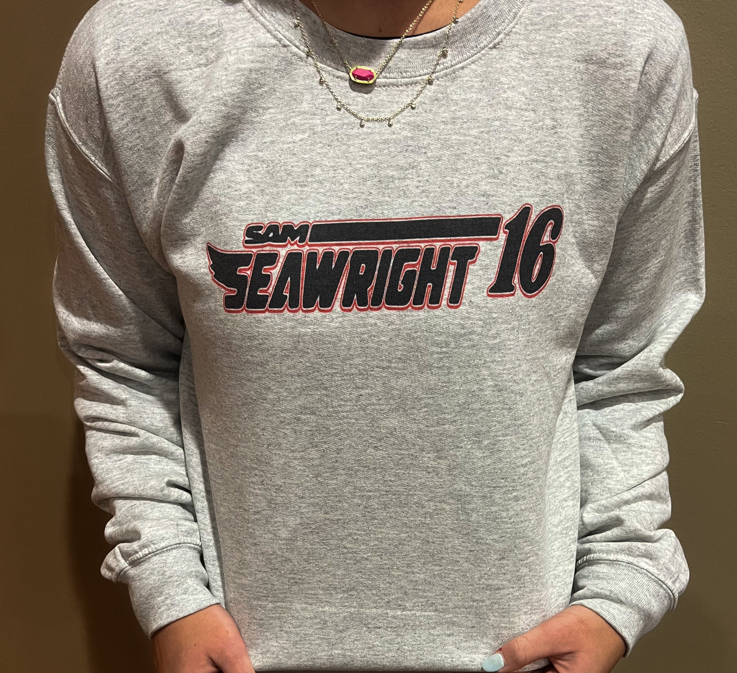 Grey crewneck
