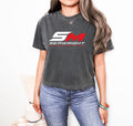 Womens Gray Cropped Tee